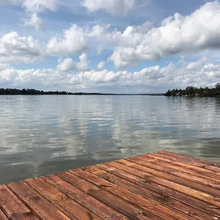 Domek Nad Samym Brzegiem Jeziora Z Prywatna 