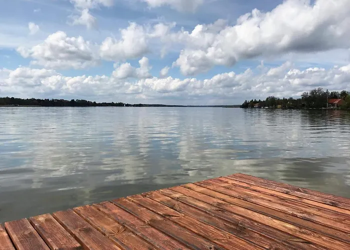 Domek Nad Samym Brzegiem Jeziora Z Prywatna \